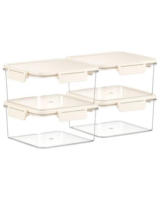 Sorbus 4-Pack 45.86Oz Stackable Food Storage Containers