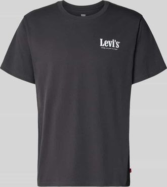 Levi's Relaxed Fit T-Shirt aus reiner Baumwolle in Black, Gr&ouml;&szlig;e XXL