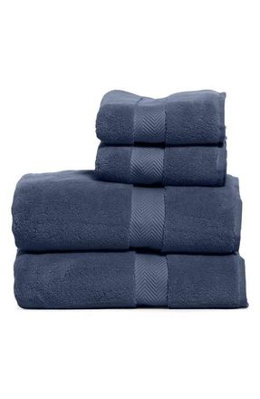 Nordstrom 4-Piece Hydrocotton Bath Towel & Hand Towel Set in Blue Vintage at Nordstrom