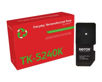 No Brand Remanufacturado Everyday T&oacute;ner Everyday Negro Remanufacturado De Xerox Es Compatible Con Kyocera Tk-5240k, Capacidad Est&aacute;ndar