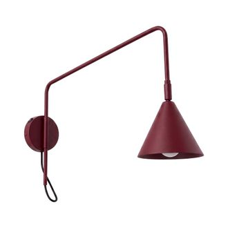 Sollux Lighting Aplique de pared borgo&ntilde;a acero alt. 30 cm