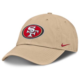 Nike San Francisco 49ers Club Nike Mens NFL Adjustable Hat in Brown | NF022FF9B-M03