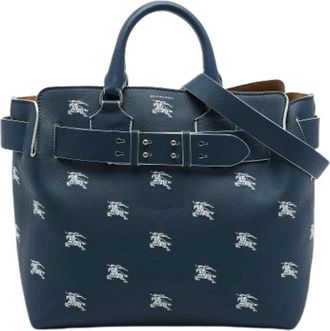 Burberry Satchel Pre-owned - - Pre-owned - Donna - Blu - ONE SIZE