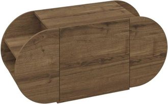 Dmora Zapatero Okeanos, Zapatero, Armario de entrada multiusos, Zapatero, 110x40 h50 cm, Roble - Dmora