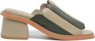 Studio Chofakian Studio 125 45mm leather mules - women - Leather - 36 - Green