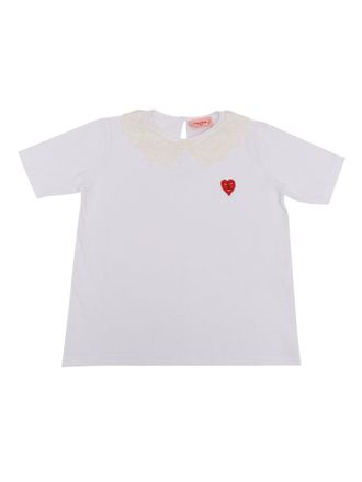 Vivetta T Shirt C/Collo Bianco