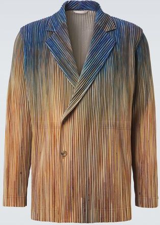 Homme Pliss&eacute; Issey Miyake Homme Pliss&eacute; Issey Miyake Paint Brush Close-Up pleated blazer