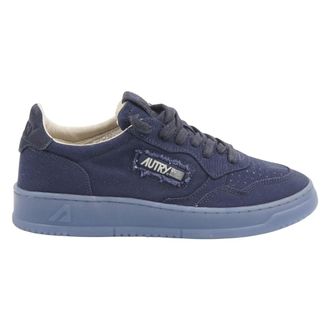 Autry Medalist Low - Heren - Sneakers - Blauw - 41 EU - Katoen - Schoenen