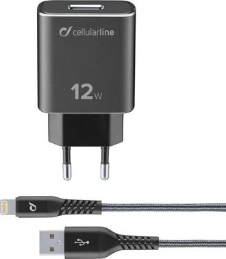 Cellularline Kit De Cargador Tetra Mfi Negro