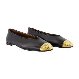 Giuseppe Zanotti Punta Amanda Ballerina Flat - Black