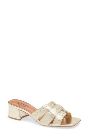 Bottero Catia Slide Sandal in Dourado at Nordstrom, Size 10