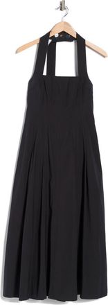 A.L.C. Natalie Stretch Cotton Halter Dress in Black at Nordstrom Rack, Size 00