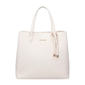 Pierre Cardin Oriana Chic Tote Bag - Dames - Shoppers - Wit - ONE Size - Leer - Tassen