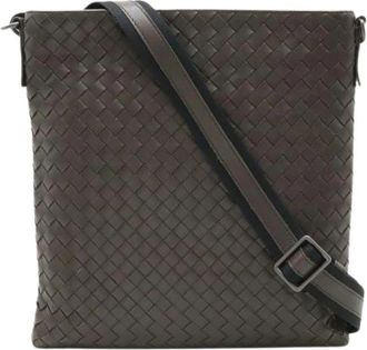 Bottega Veneta Pre-owned Vintage leren schoudertas - Dames - Vintage Schoudertas - Bruin - ONE Size - Leer - Vintage