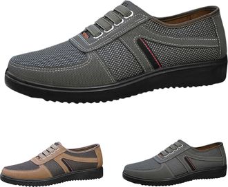 Generic Trainers Mens Flat Comfortable Breathable Sports Shoes Lightweight Flat Shoes Fashion Gym Shoes Slip On Running Shoes Men Casual Work Shoes Outdoor Ru