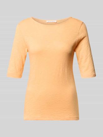Christian Berg T-Shirt mit U-Boot-Ausschnitt in Dunkelorange, Gr&ouml;&szlig;e XXL