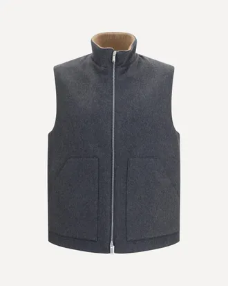Lardini Wool and cashmere Vest Male 50