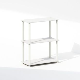 Furinno 3-Tier Multipurpose Compact Display Rack, Shelving Unit, Bookcase