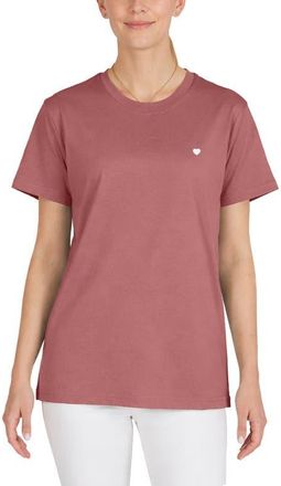 Dalix Womens Lil Heart Jersey Relaxed Tee in Mauve at Nordstrom, Size Xx-Large
