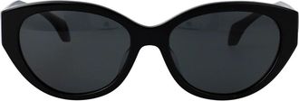 Versace Stijlvolle zonnebril met model 0Ve 4495D - Dames - Zonnebrillen - Zwart - 56 MM - Accessoires