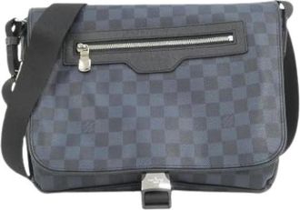 Louis Vuitton Pre-owned Canvas Cross Body Bag - Heren - Vintage Schoudertas - Blauw - ONE Size - Vintage
