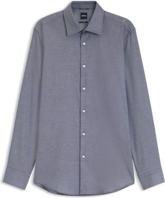 BOSS Slim-fit shirt in a cotton blend