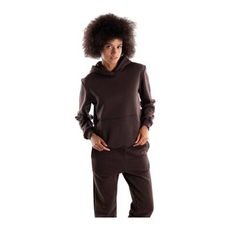 Hinnominate Hinnominate, Dames, Sweatshirts & Hoodies, Bruin, Maat: M Katoen