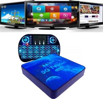 Trade Shop Trade Shop - Tv Box Q5gmini Ultra 6k Hd 4g Ram + 64g Wi-fi Android 10 Smart Tv Box Teclado