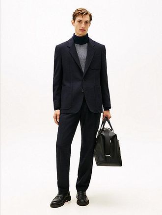 Tommy Hilfiger Wool Blend Regular Fit Trousers