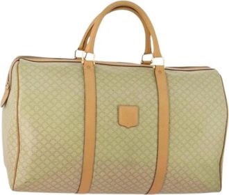 Celine Pre-owned Weekend Bags, female, Beige, Size: ONE SIZE Pre-owned Vintage Boston Bag