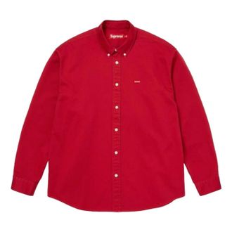 SUPREME SS26 Small Box Shirt Dark Red SUP-SS26-030-DRKRED