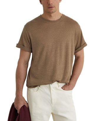 Reiss Langley Linen T-Shirt