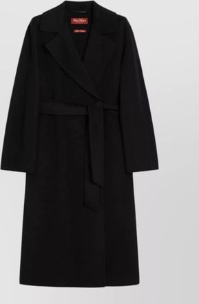Max Mara wool silk cashmere belted coat