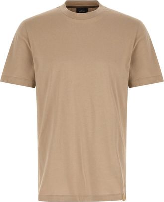 Brioni Beige Carbonated cotton t-shirt