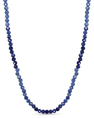 Jewelmak 14K Sodalite Necklace