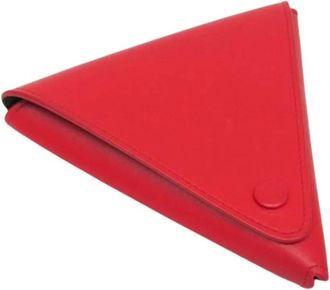 Bottega Veneta Vintage, unisex, Rood, ONE Size, Leer, Pre-owned Triangle Multi-Case