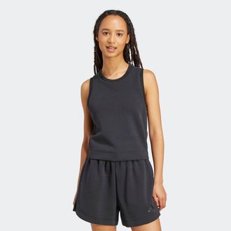 adidas Tanktop ADIDAS SPORTSWEAR W ALL SZN SL TK, Damen, Gr. XL, schwarz, Obermaterial: 51% Polyester, 25% Modal, 15% Baumwolle, 9% Elasthan, Rundhals, Tops 
