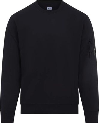 C.P. Company Cotton Sweatshirt - Heren - Sweatshirts - Blauw - M - Katoen - Hoodies & sweatvesten