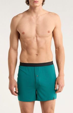 MeUndies Knit Boxers in Blue Spruce at Nordstrom, Size X-Large