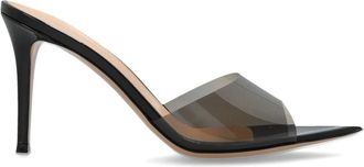 Gianvito Rossi Elle 85 - Dames - Muiltjes - Zwart - 37 EU - Leer - Schoenen