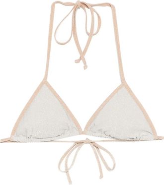 MC2 Saint Barth Leah bikini top - women - Polyamide - M - Neutrals