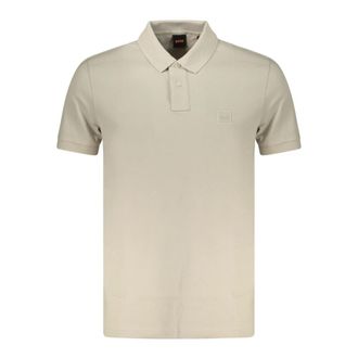 HUGO BOSS Hugo, Polo Shirts, male, Beige, Size: 3XL Passenger Polo