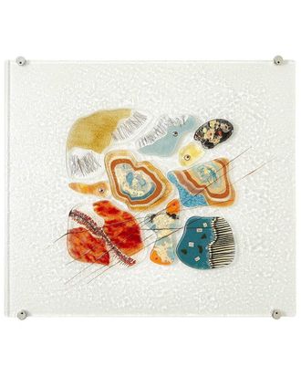 Global Views Fused Glass Wall Panel