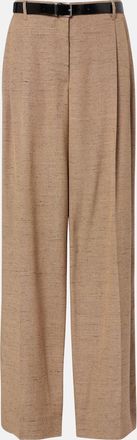 Dolce & Gabbana Pleated belted wide-leg pants