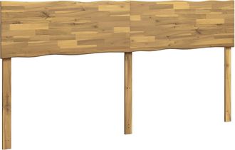 vidaXL Cabecero De Borde Natural Rostock Blanco 180 Cm Vidaxl