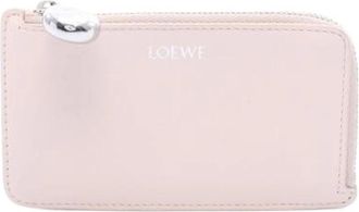 Loewe Pre-owned Card Case - Dames - Vintage Accessoires - Roze - ONE Size - Leer - Vintage