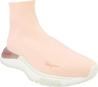 Ferragamo Ninette Knit Sock High Top Sneaker in Pink at Nordstrom Rack, Size 6.5