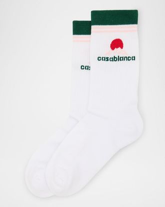 Casablanca Mens Casa Montagne Sport Crew Socks