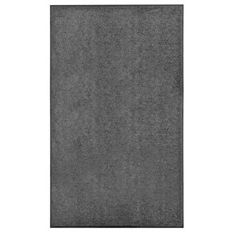 vidaXL Felpudo Lavable Gris Antracita 90x150 Cm Vidaxl