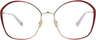 Chlo&eacute; CH0017OA004 Butterfly Full Rim Metal Eyeglasses - Gold